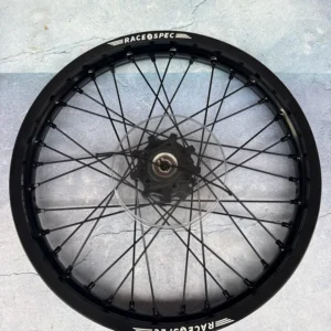 Race spec 18 x 1.85” rear wheel